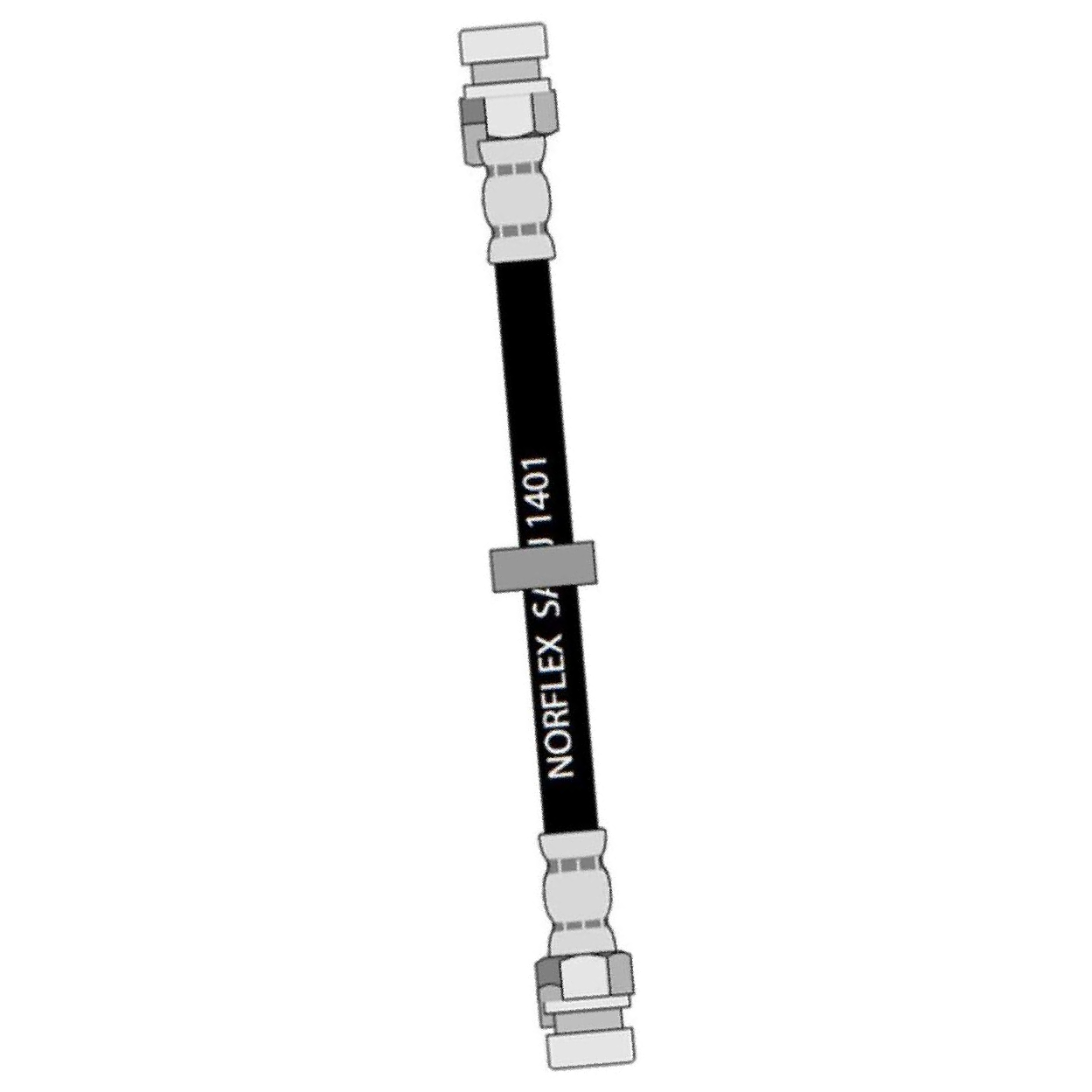 Mangueira Flexível de Freio Traseiro para Ford Focus e Focus Sedan - Norflex - 3096