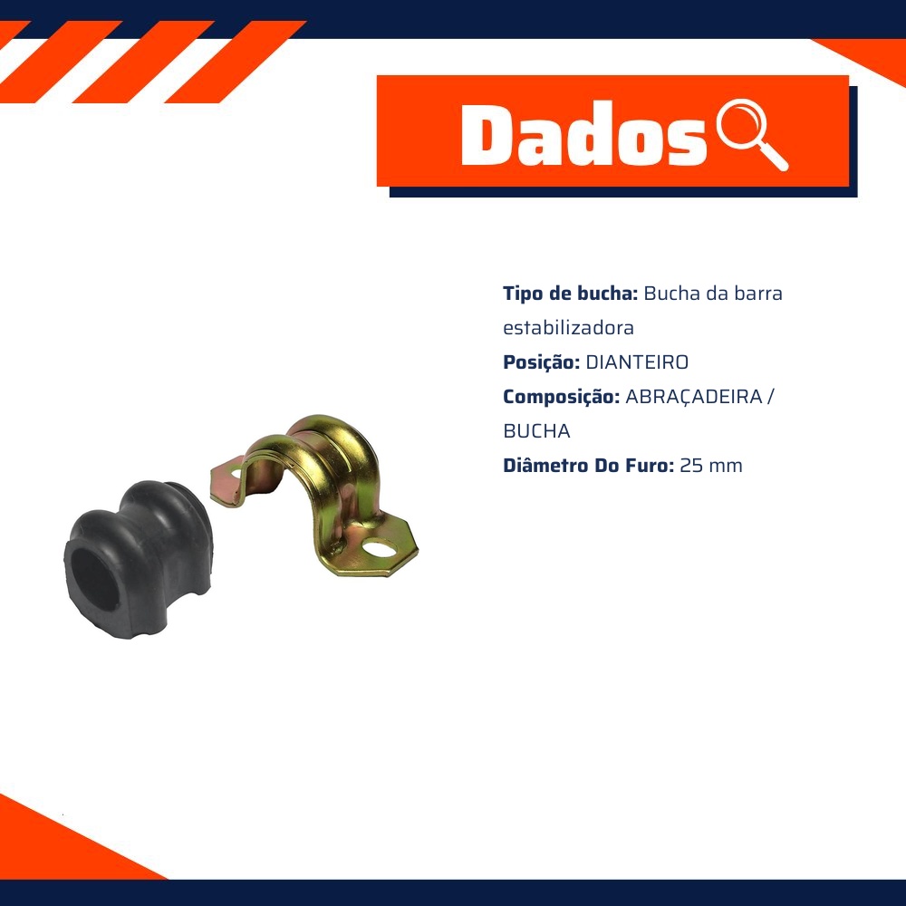 Kit da Barra Estabilizadora Dianteira para Hyundai IX35 e KIA Sportage - Kit & Cia - 55614