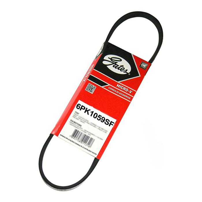 Correia de Acessórios 6 Lamelas 1059mm para Ford Focus - Gates - 6PK1059SF