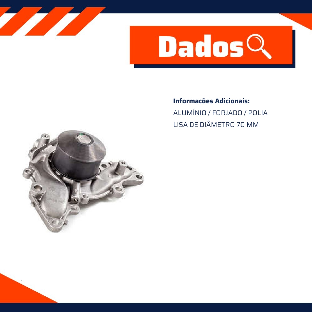 Bomba D'Água para Chrysler Stratus - Indisa - 852000