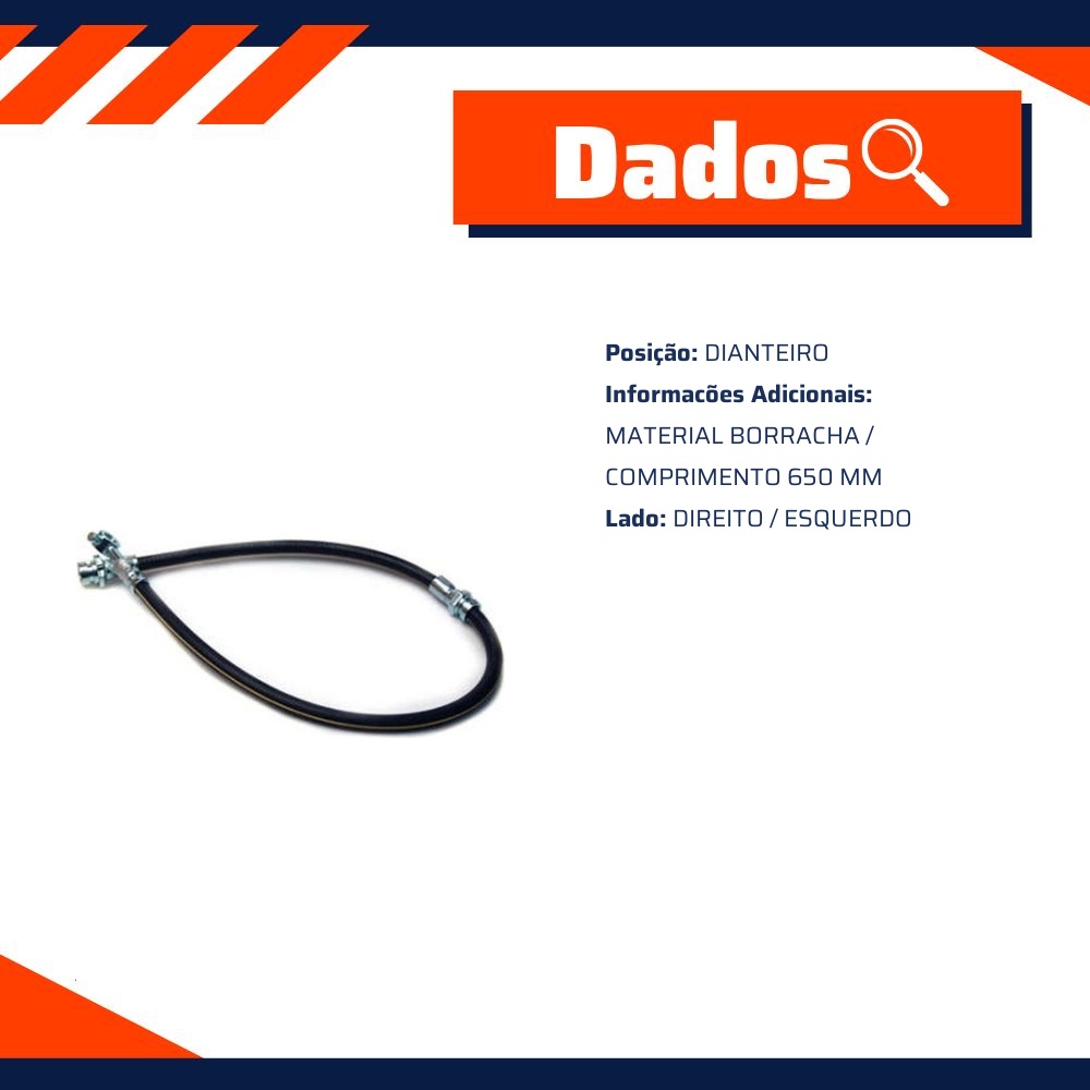 Mangueira Flexível de Freio Dianteiro para Nissan Sentra - Norflex - 8705