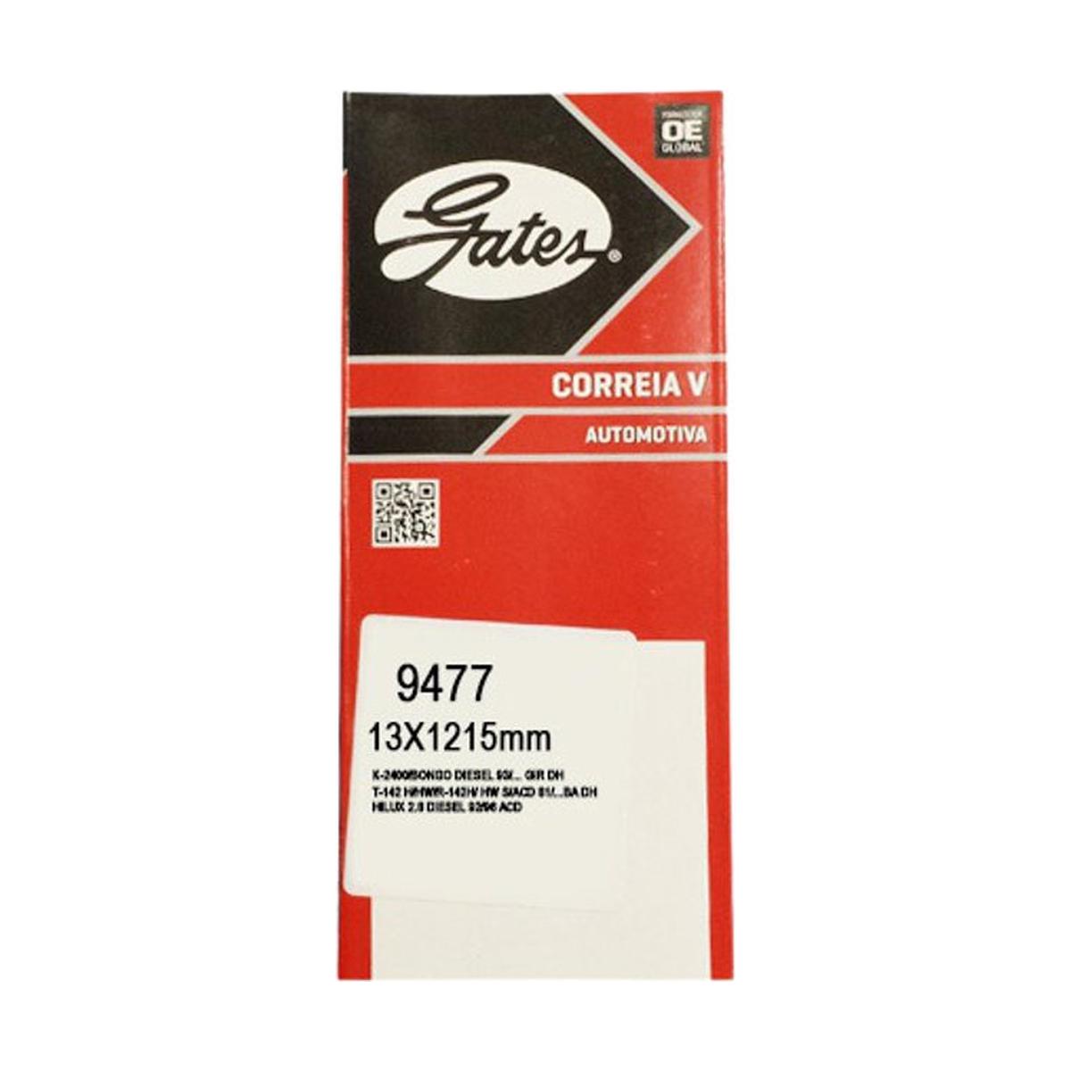 Correia de Acessórios - GATES - 9477