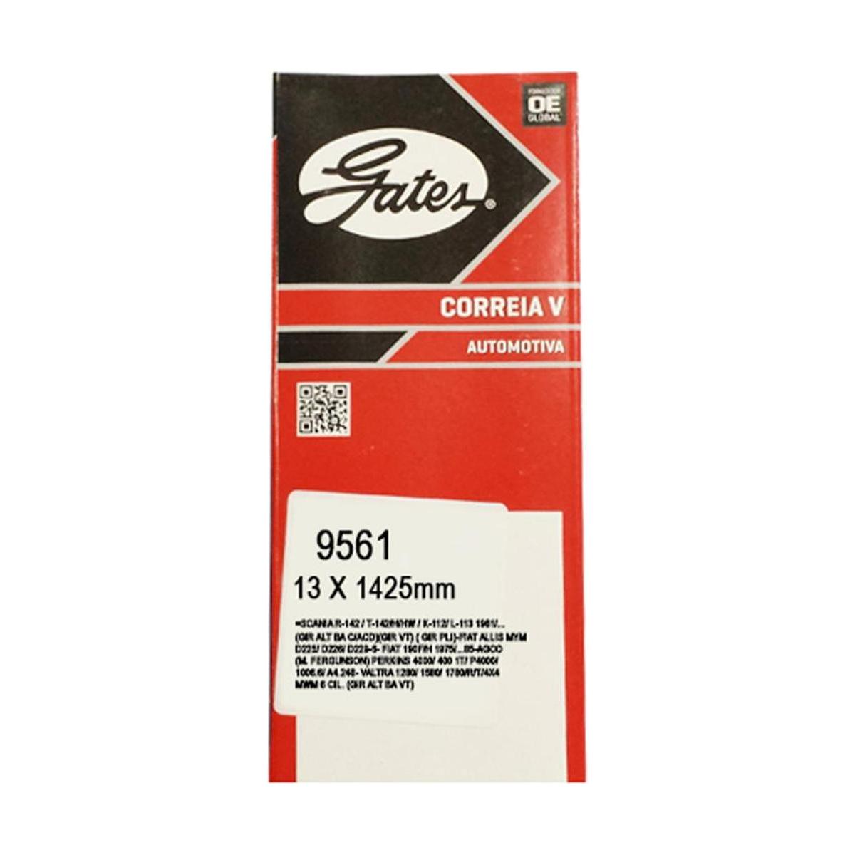 Correia de Acessórios para Scania K112 e L113 - Gates - 9561