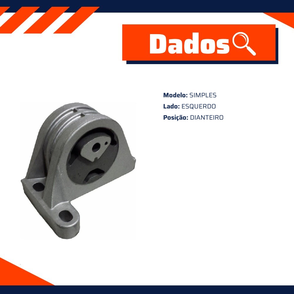Coxim do Motor Dianteiro para Citroen Jumper e Fiat Ducato - ShockBras - ACX03005