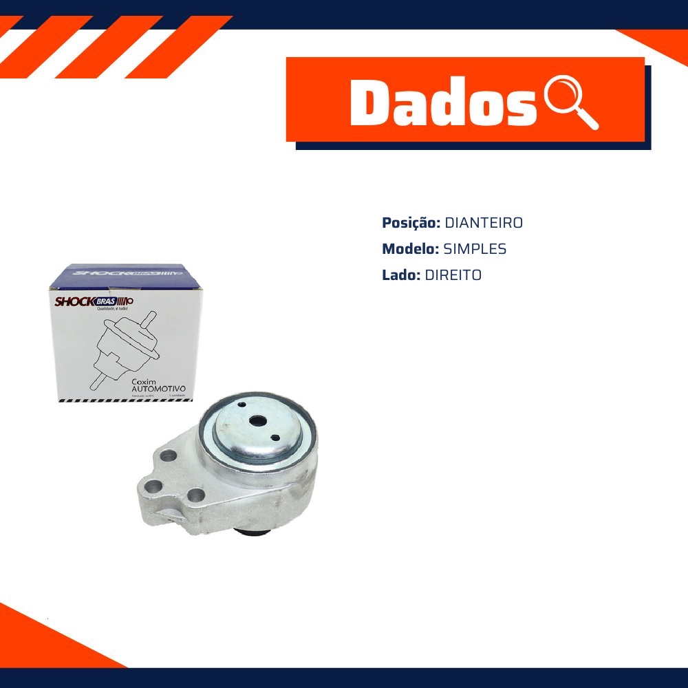 Coxim do Motor Dianteiro para Ford Ecosport - ShockBras - ACX06020