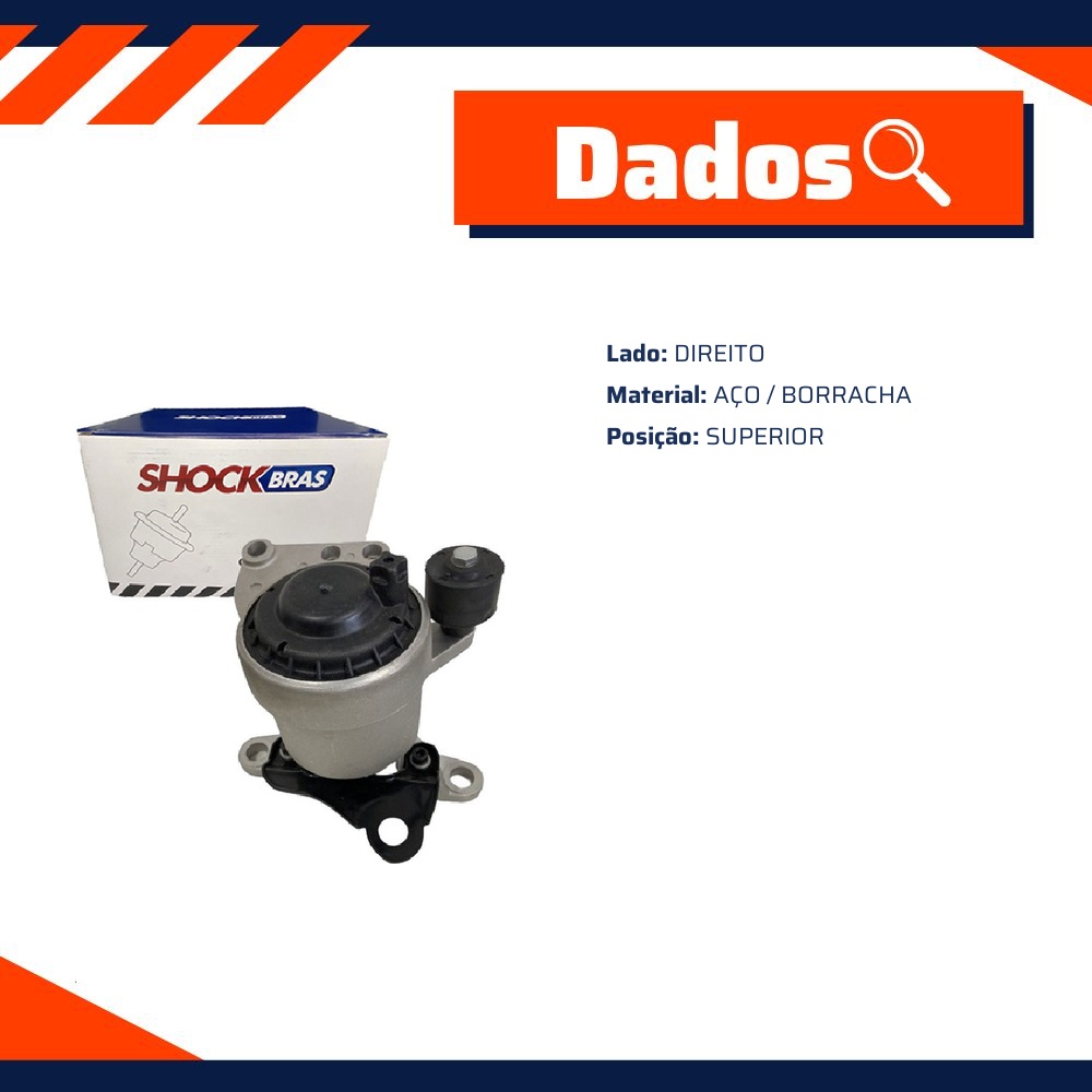 Coxim do Motor Lado Direito para Ford Fusion - ShockBras - ACX06137