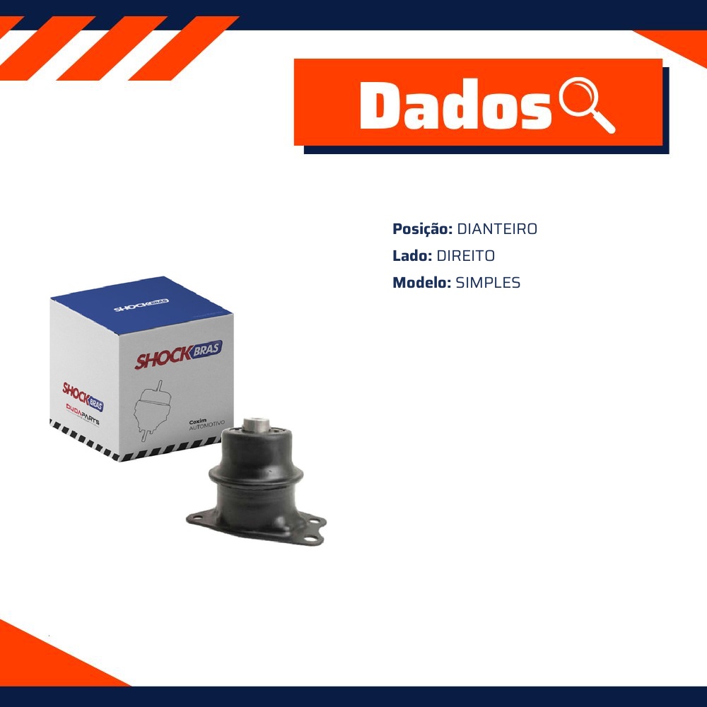 Coxim do Motor Dianteiro para Honda FIT - ShockBras - ACX07017