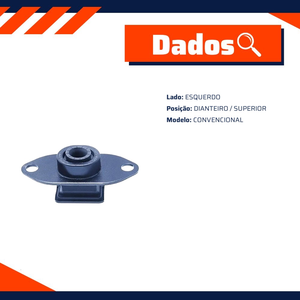 Coxim Dianteiro Superior Esquerdo do Câmbio para Nissan Sentra - ShockBras - ACX15025