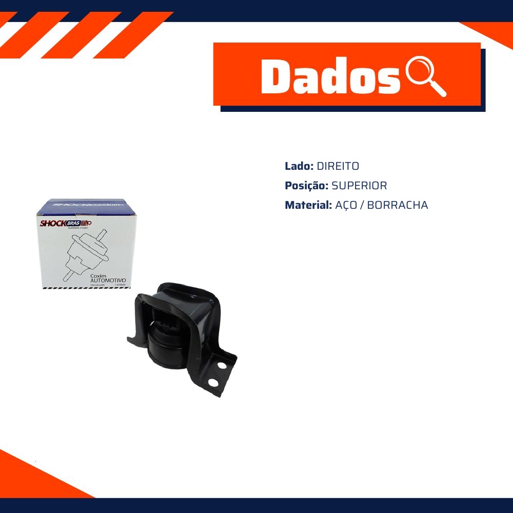 Coxim do Motor Lado Direito para Nissan Sentra - ShockBras - ACX15051