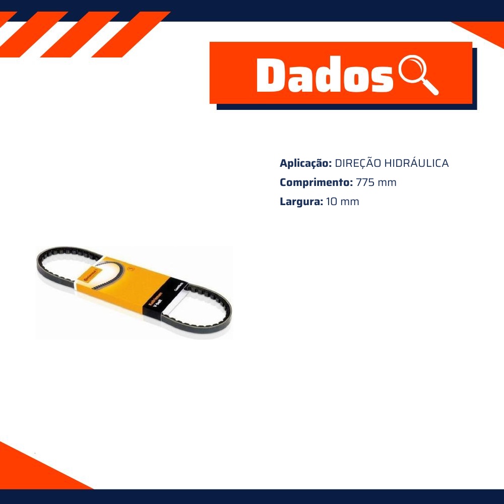 Correia de Acessórios - Contitech - AVX10X775