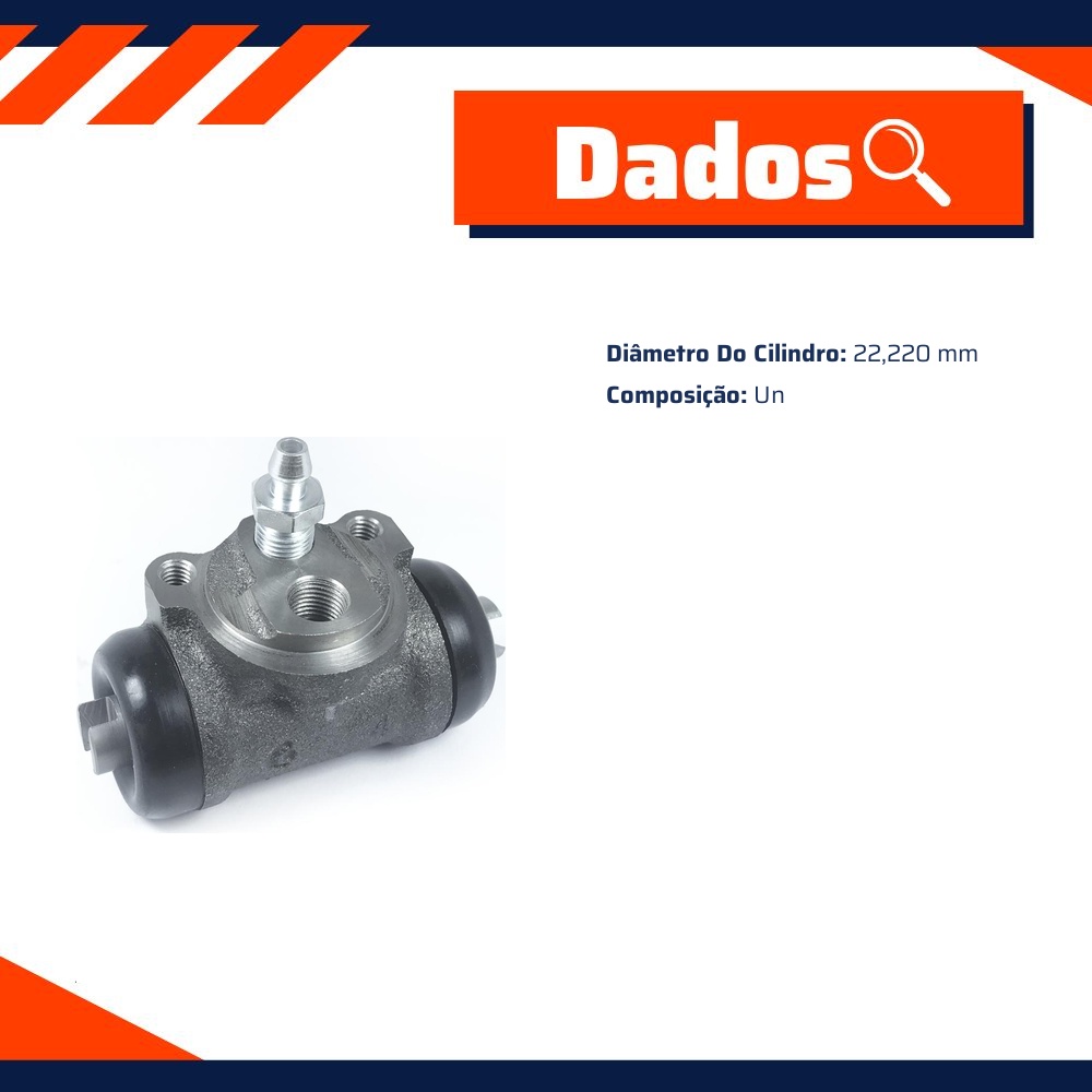 Cilindro de Roda para Mitsubishi Pajero Tr4 - Controil - C-3443