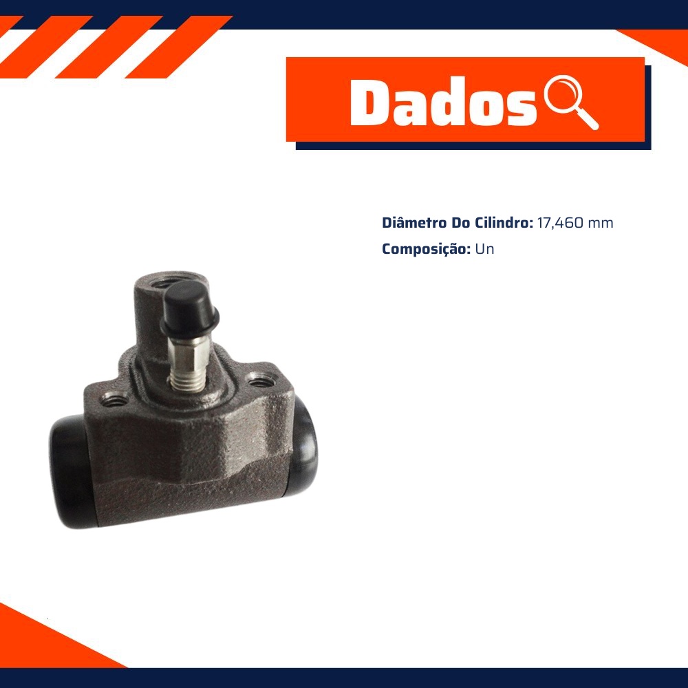 Cilindro de Roda para Honda FIT - Controil - C-3520
