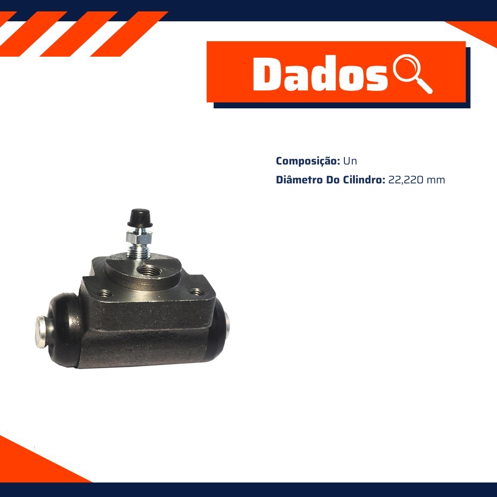 Cilindro de Roda para Toyota Hilux - Controil - C-3531