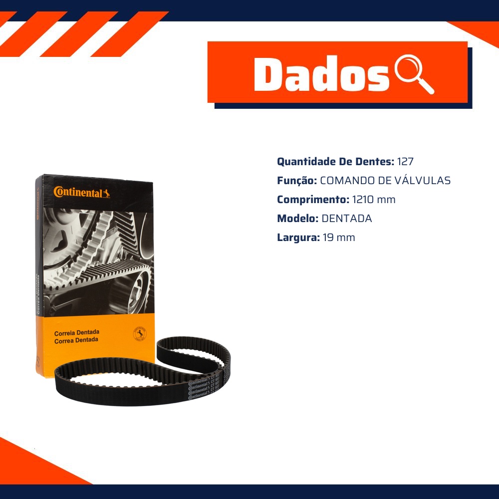 Correia Dentada Sincronizadora - Contitech - CT840