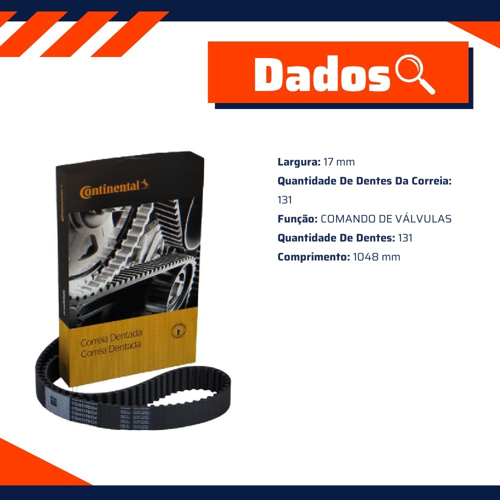Correia Dentada Sincronizadora - Contitech - CT964