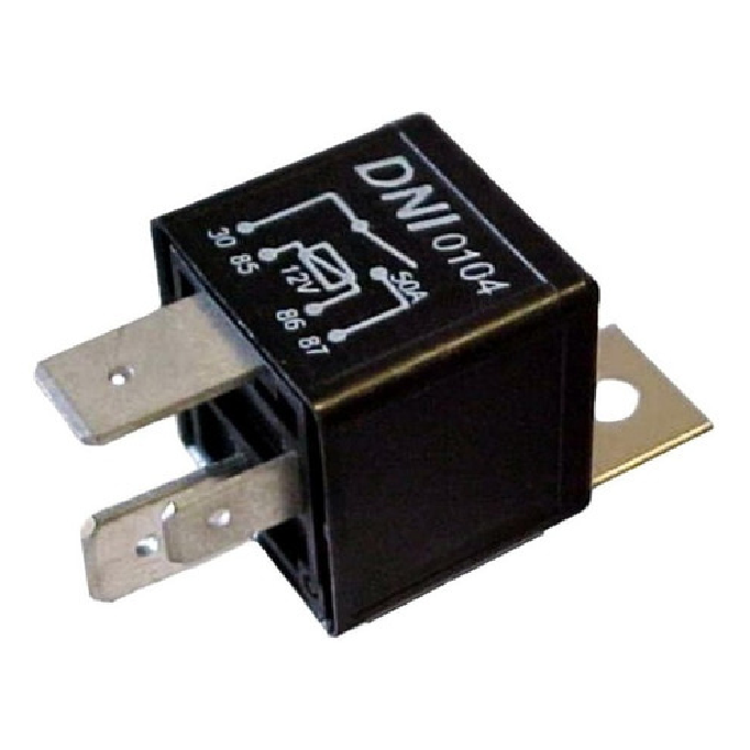 Relé Auxiliar de Uso Geral 12V 4 Terminais 2 Largos para Ferrari 550 MARANELLO - DNI - DNI 0104