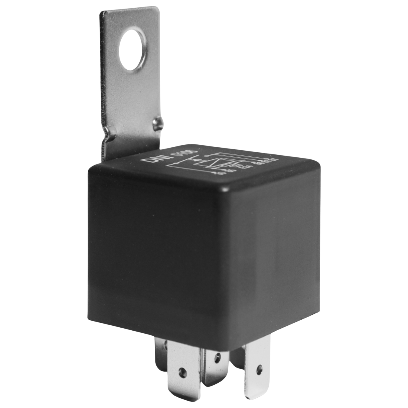 Relê 12V Auxiliar com 5 Terminais 25 Ah - DNI - 0106