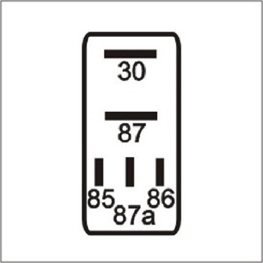 Relê Auxiliar 12V 5 Conexões - DNI - 0136