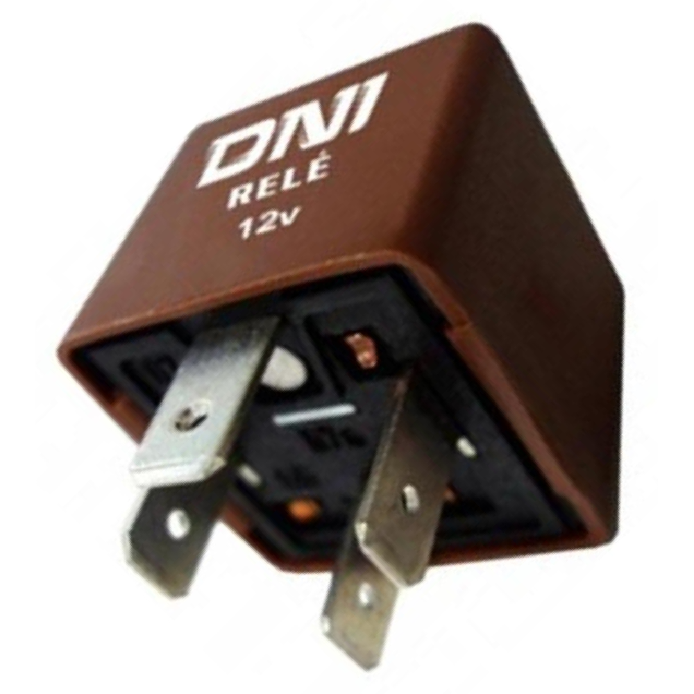 Relé Auxiliar Base Selada 30A 12V 4 Terminais para Fiat Uno - DNI - DNI 0145