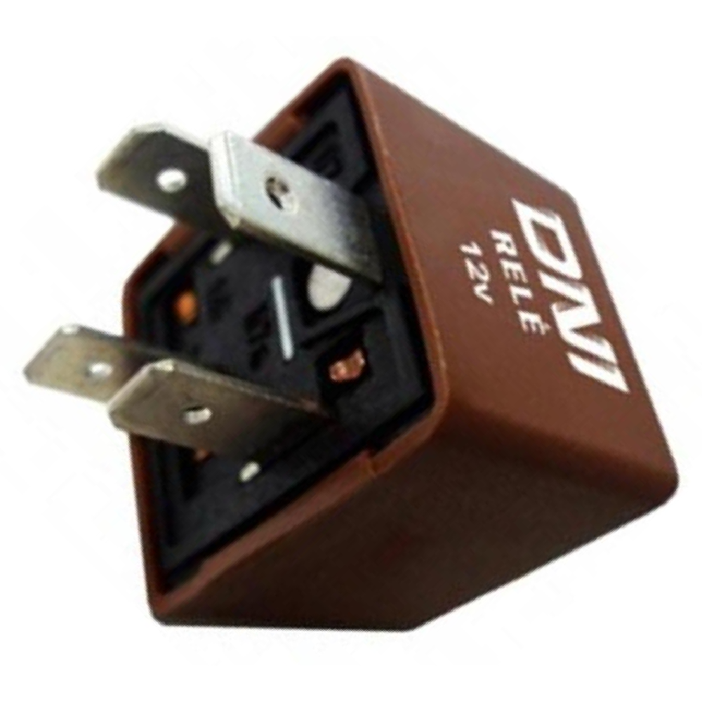 Relé Auxiliar Base Selada 30A 12V 4 Terminais para Fiat Uno - DNI - DNI 0145