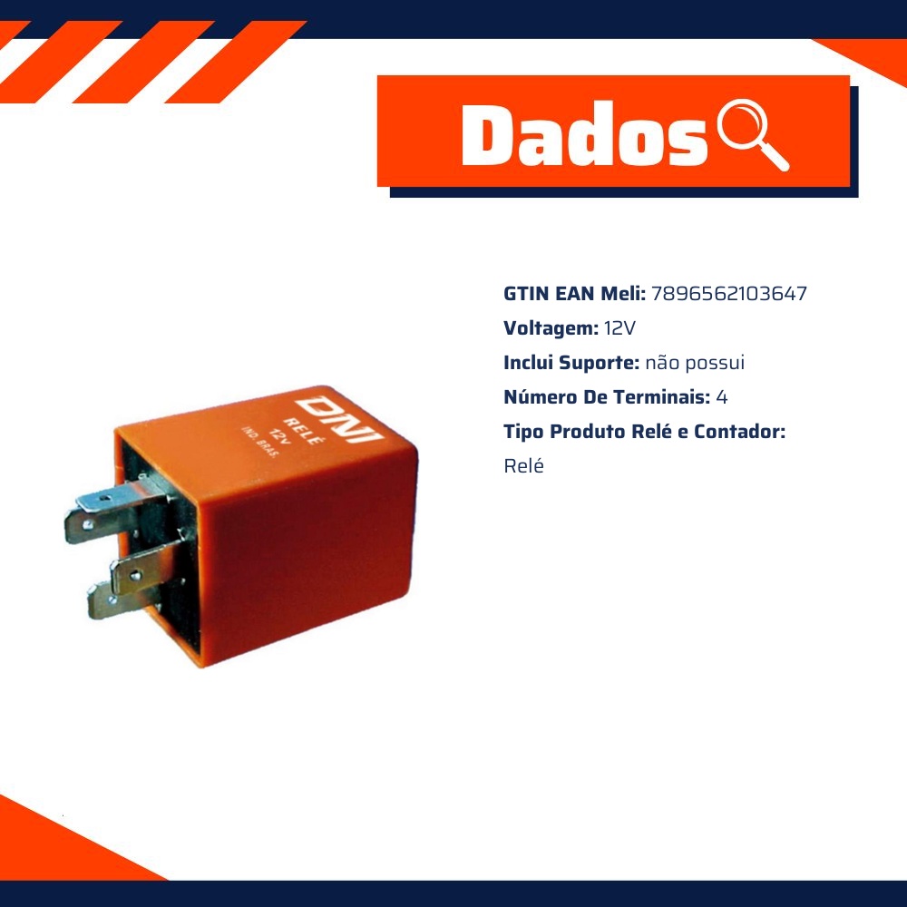 Relé Cortesia para Vidro Elétrico 12V para Ford Focus e Focus Sedan - DNI - DNI 0364