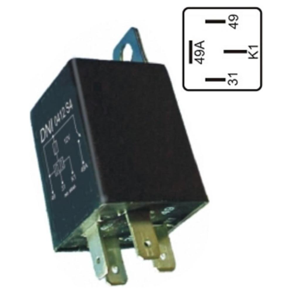 Relé Universal 12V 500W Potência Máxima - DNI - 0412-S4