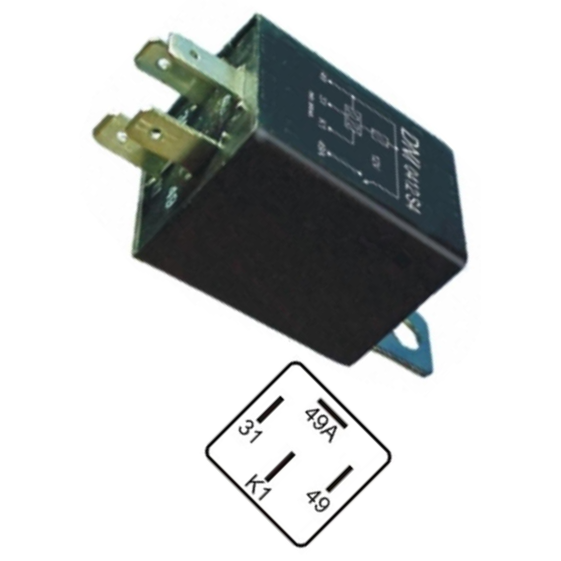 Relé Universal 12V 500W Potência Máxima - DNI - 0412-S4