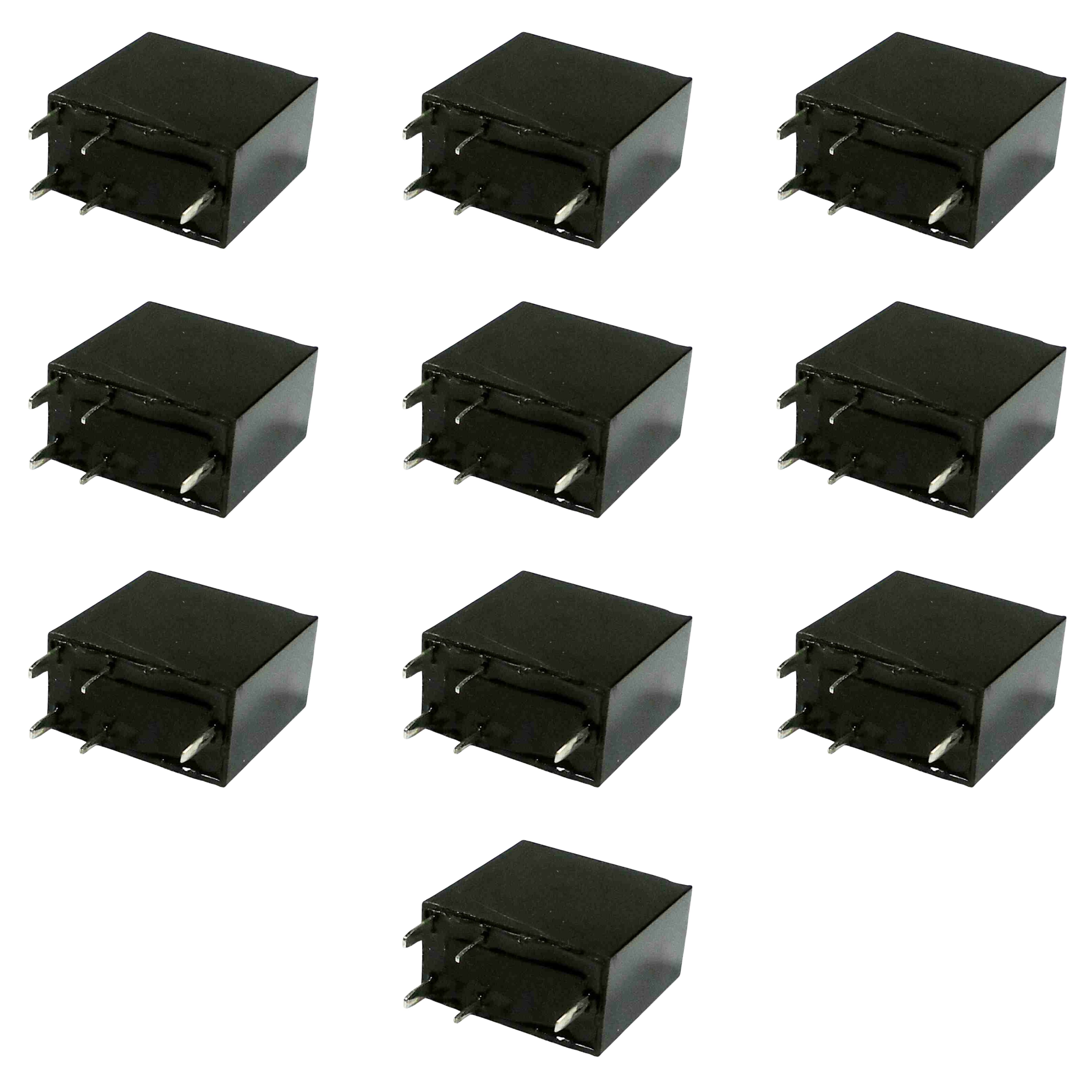 Kit 10 Relés 12V PCIe Plástico - DNI - 7587
