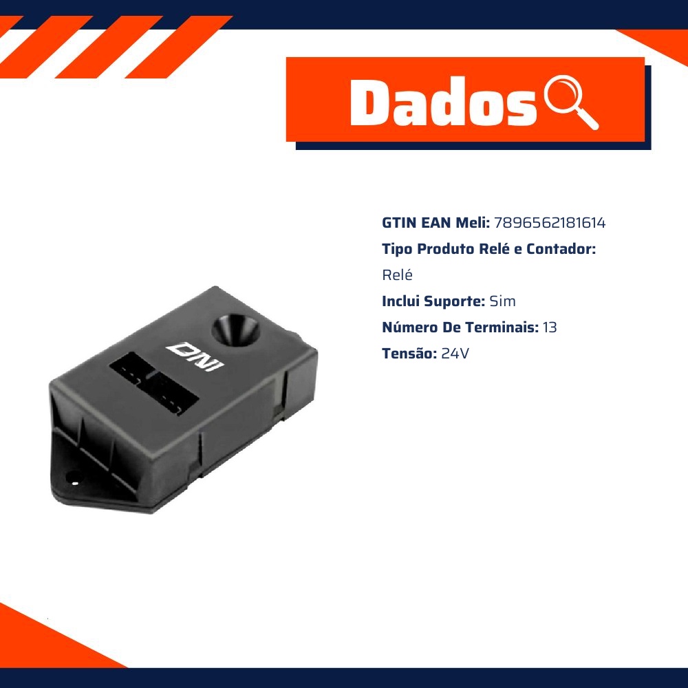 Módulo Comando Pisca 24v - DNI - 8161