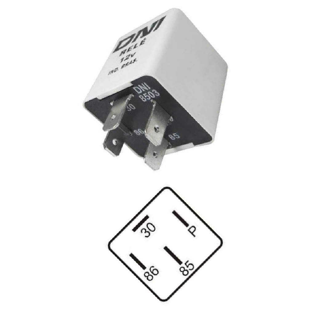 Relê 12V Ar Condicionado - DNI - 8503