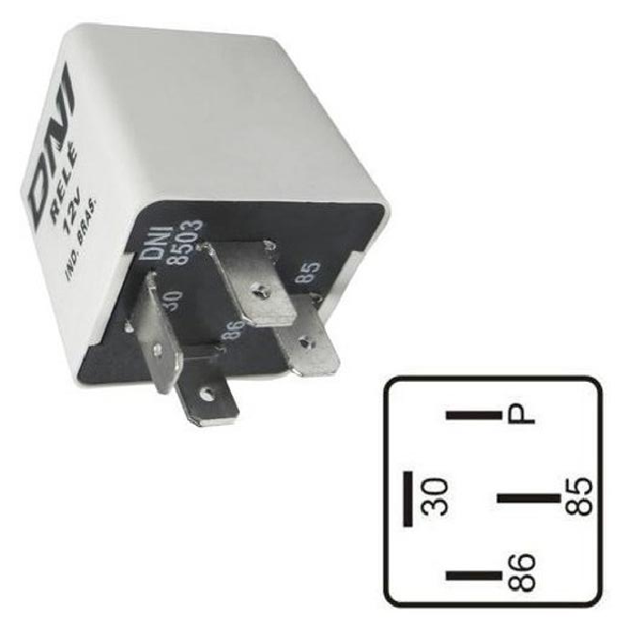 Relê 12V Ar Condicionado - DNI - 8503