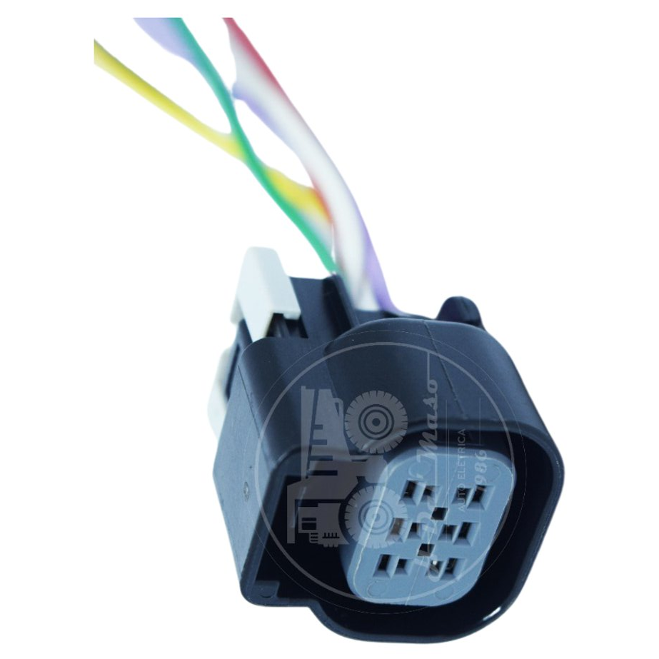 Chicote 6 Vias Fêmea 12V - Rainha das Sete - ETE 5112