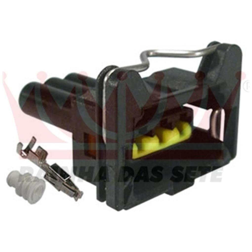 Chicote 3 Vias Fêmea 12V - Rainha das Sete - ETE 6880