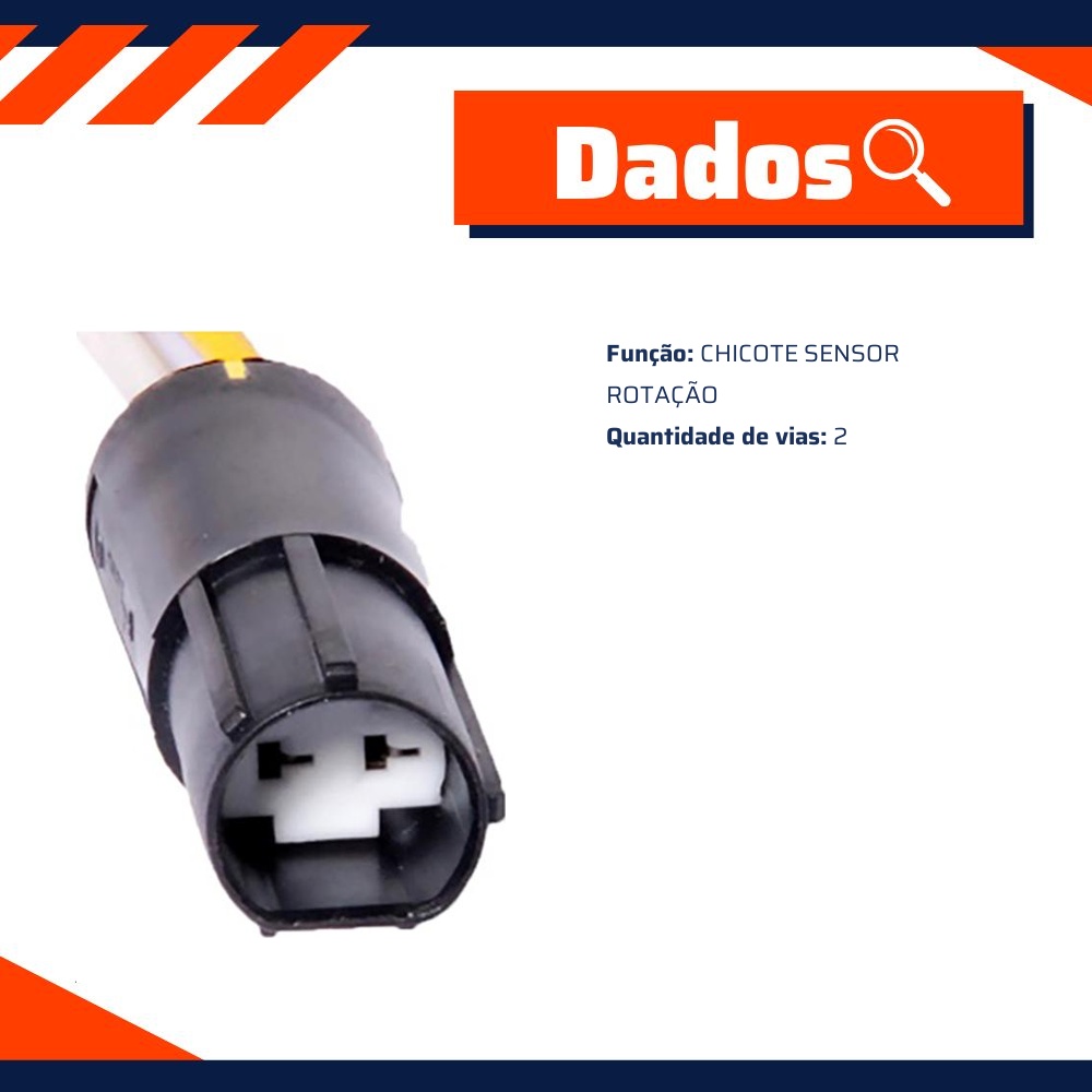 Chicote Sensor Rotação 2 Vias - Rainha das Sete - ETE 7654