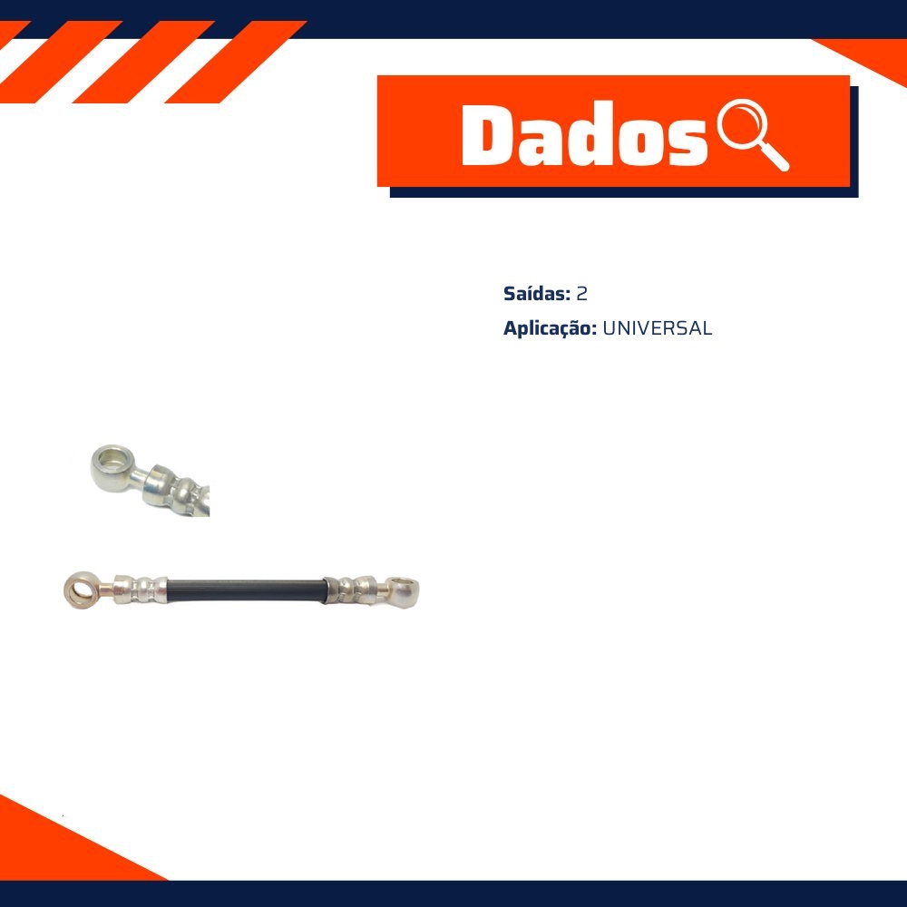 Mangueira Flexível de Freio para Hyundai HR - Norflex - EX8746