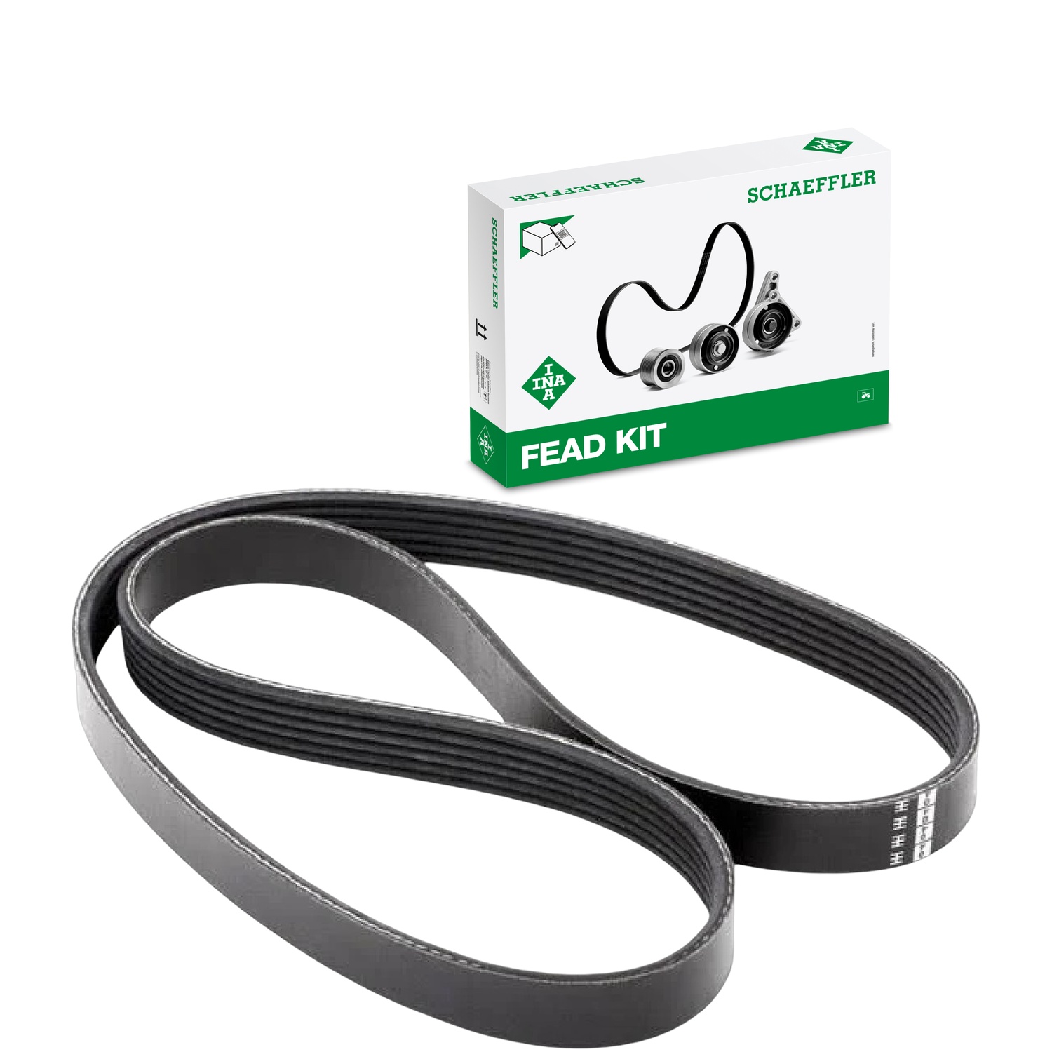 Correia Poly-V para Fiat Uno e Renault Kangoo - INA - FB4PK905