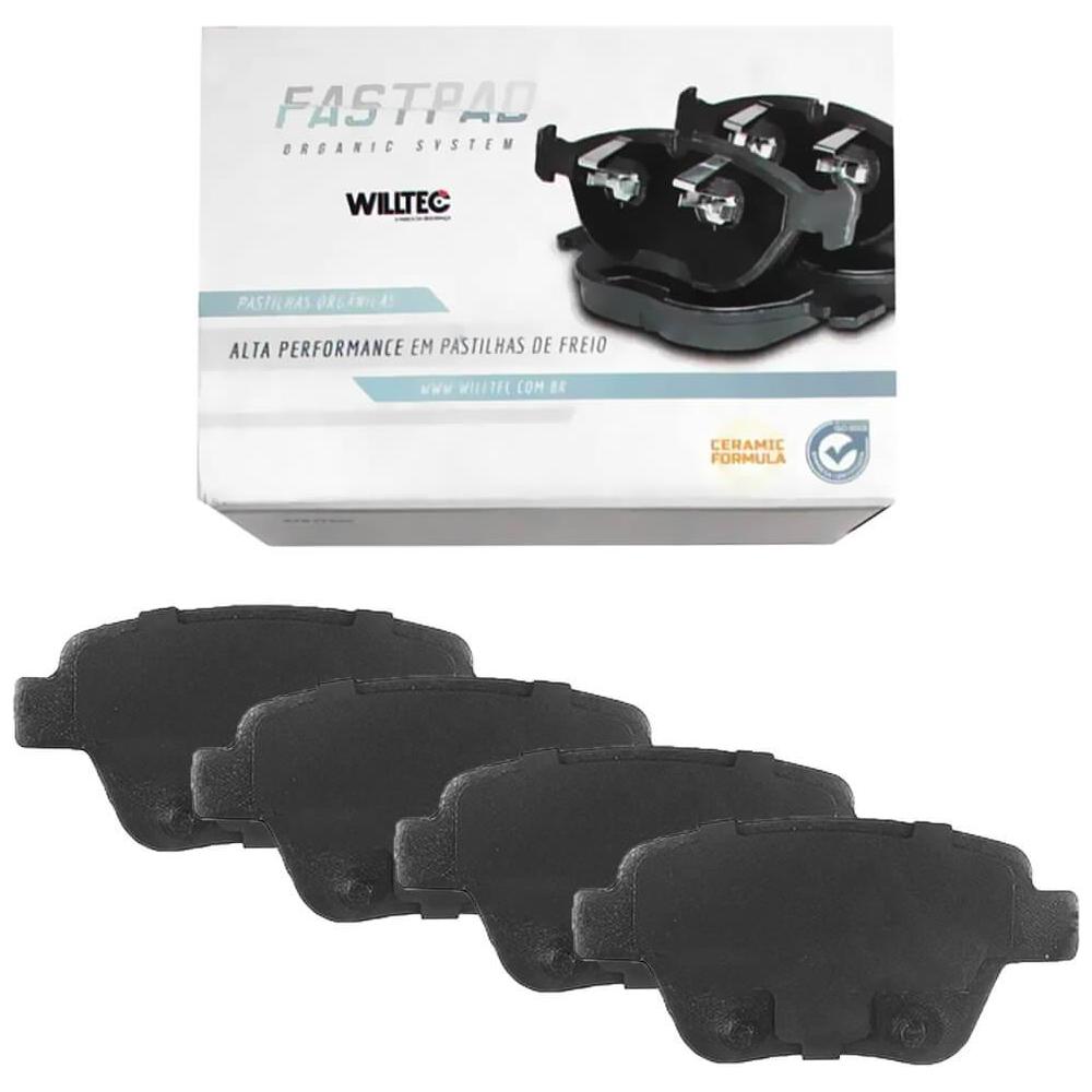 Jogo Pastilha de Freio Traseira - WILLTEC - FP888