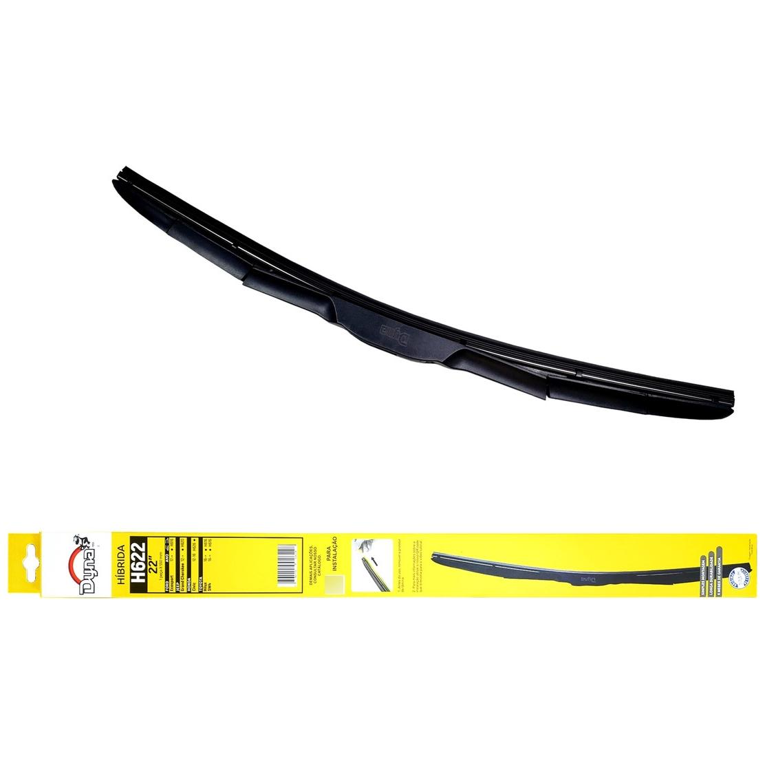 Palheta do Limpador de Para Brisa - Dyna - H622