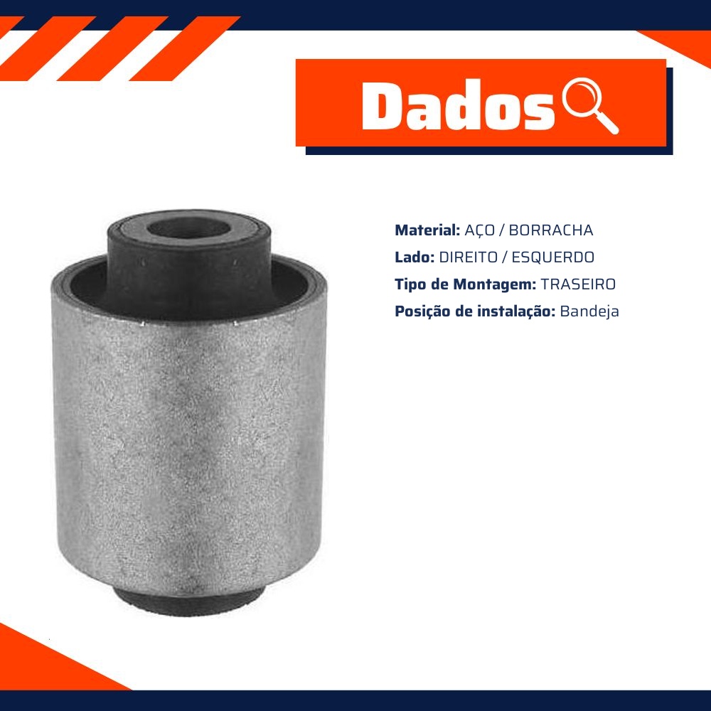 Bucha da Bandeja Traseira para Ford Focus e Focus Sedan - Mobensani - MB2323