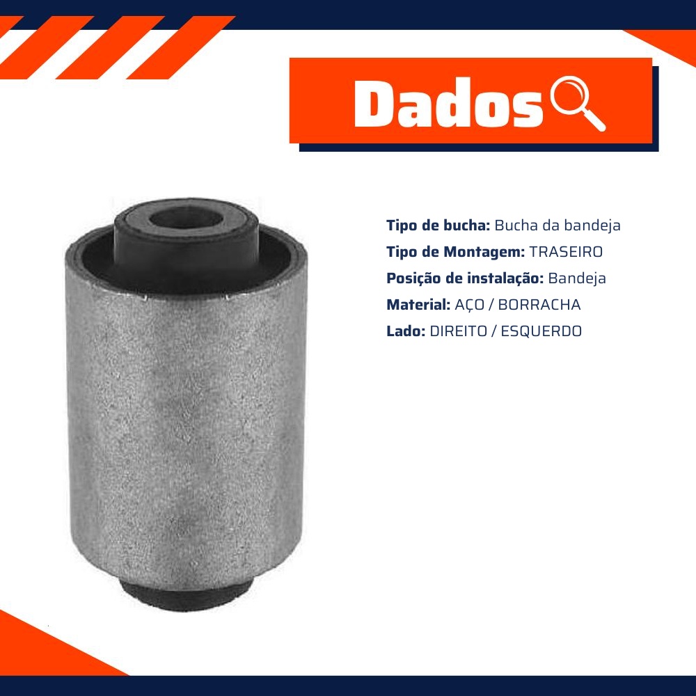 Bucha da Bandeja Traseira para Ford Focus e Focus Sedan - Mobensani - MB2324