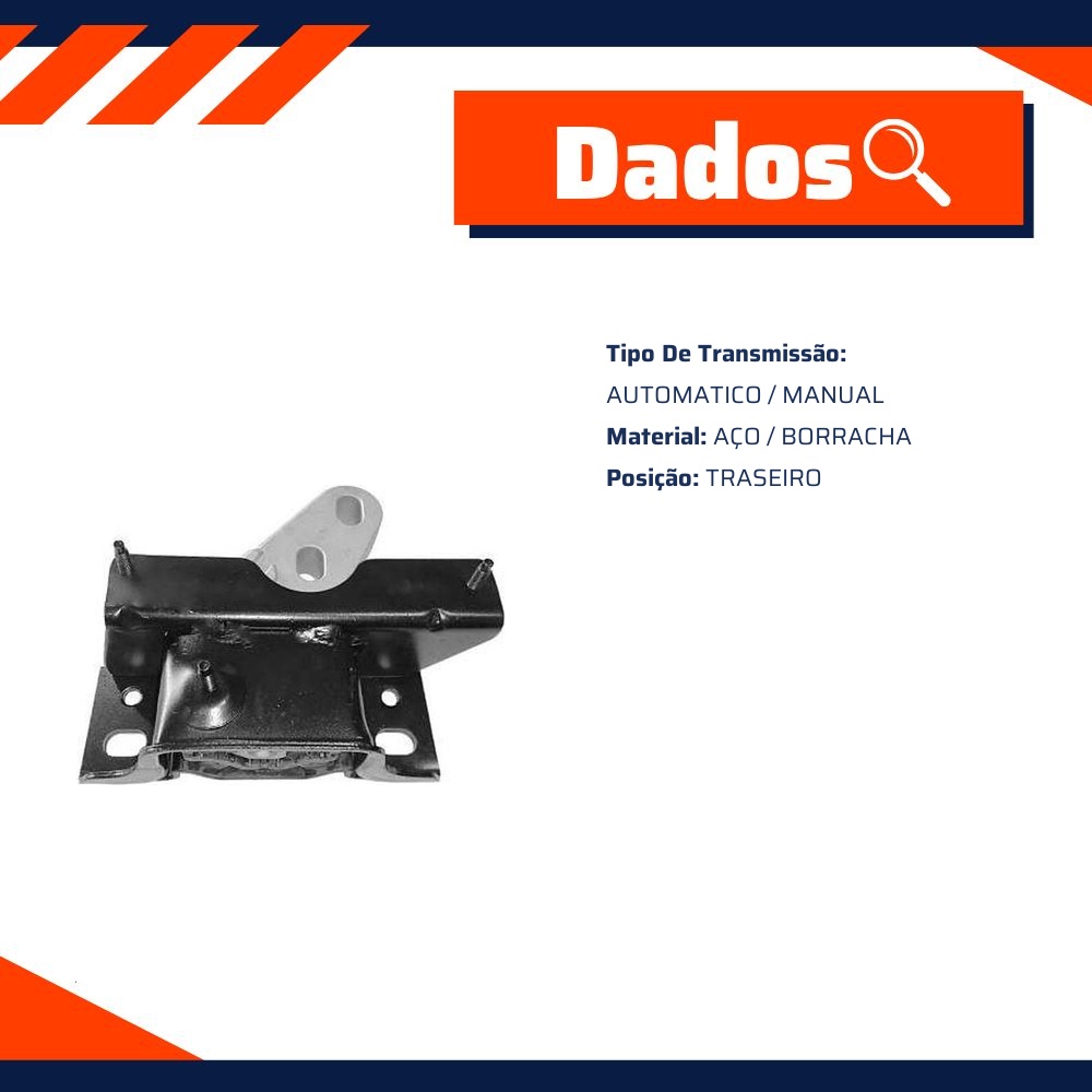 Coxim Traseiro do Câmbio para Ford Ecosport - Mobensani - MB2327