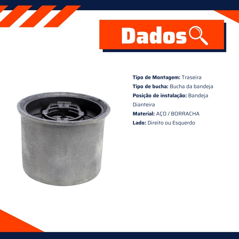 Bucha da Bandeja Dianteira para Honda CR-V - Mobensani - MB6039
