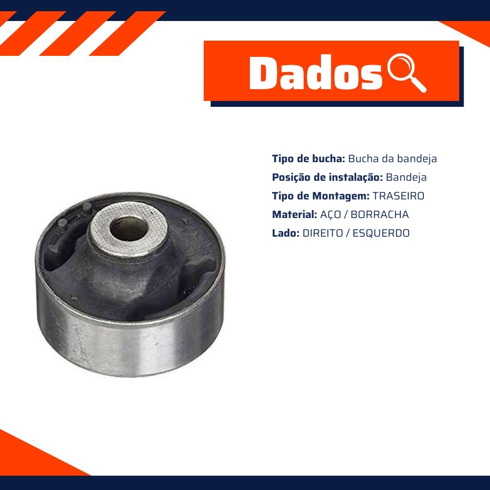 Bucha da Bandeja Traseira para Honda HR-V - Mobensani - MB6077