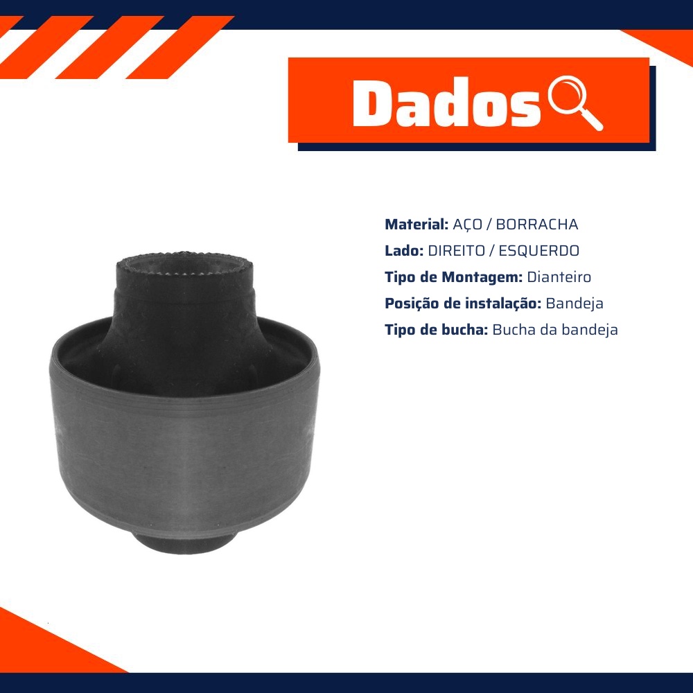 Bucha da Bandeja Dianteira para Toyota Corolla - Mobensani - MB739