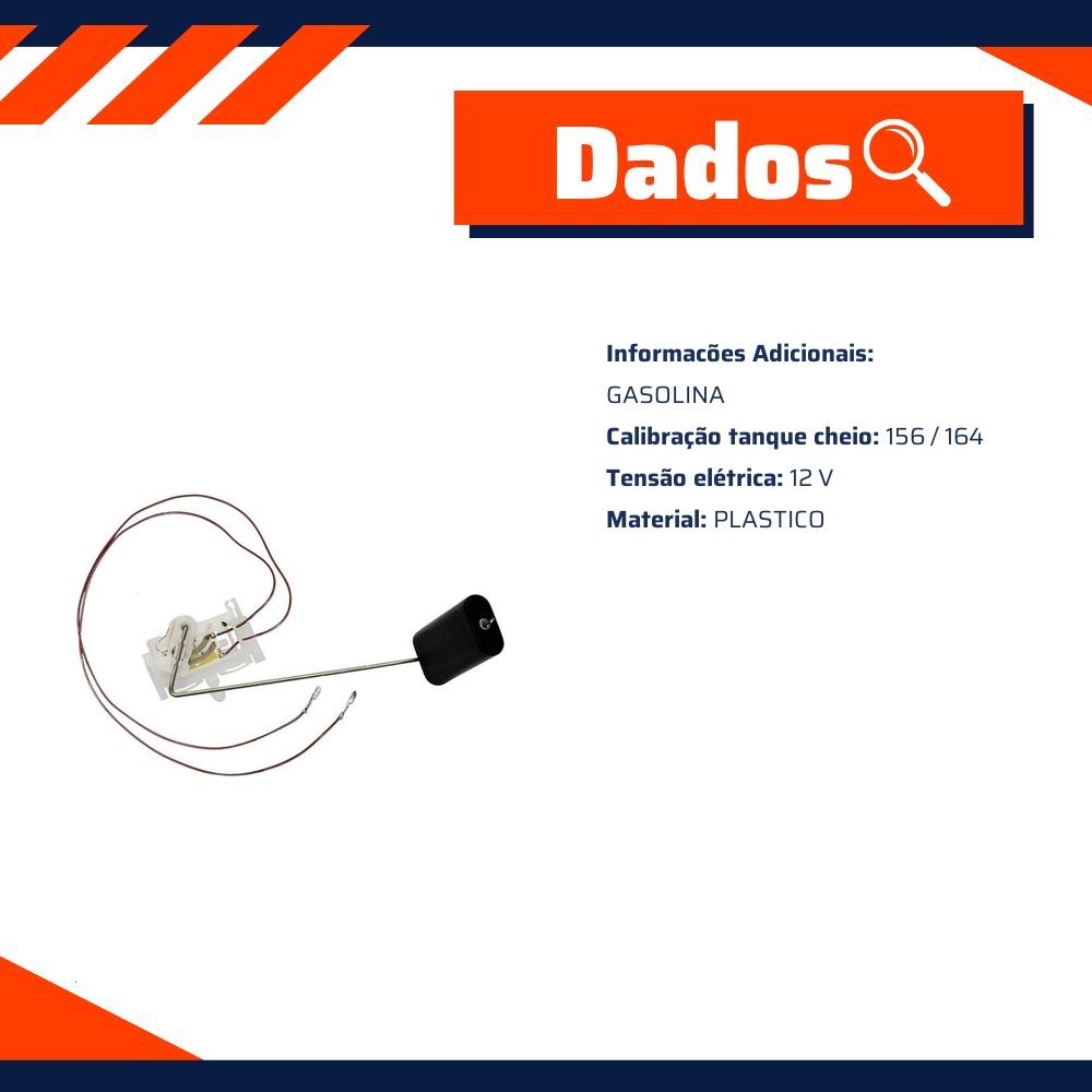 Sensor de Nível de Combustível Gasolina para Ford Focus e Focus Sedan - TSA - T-010022