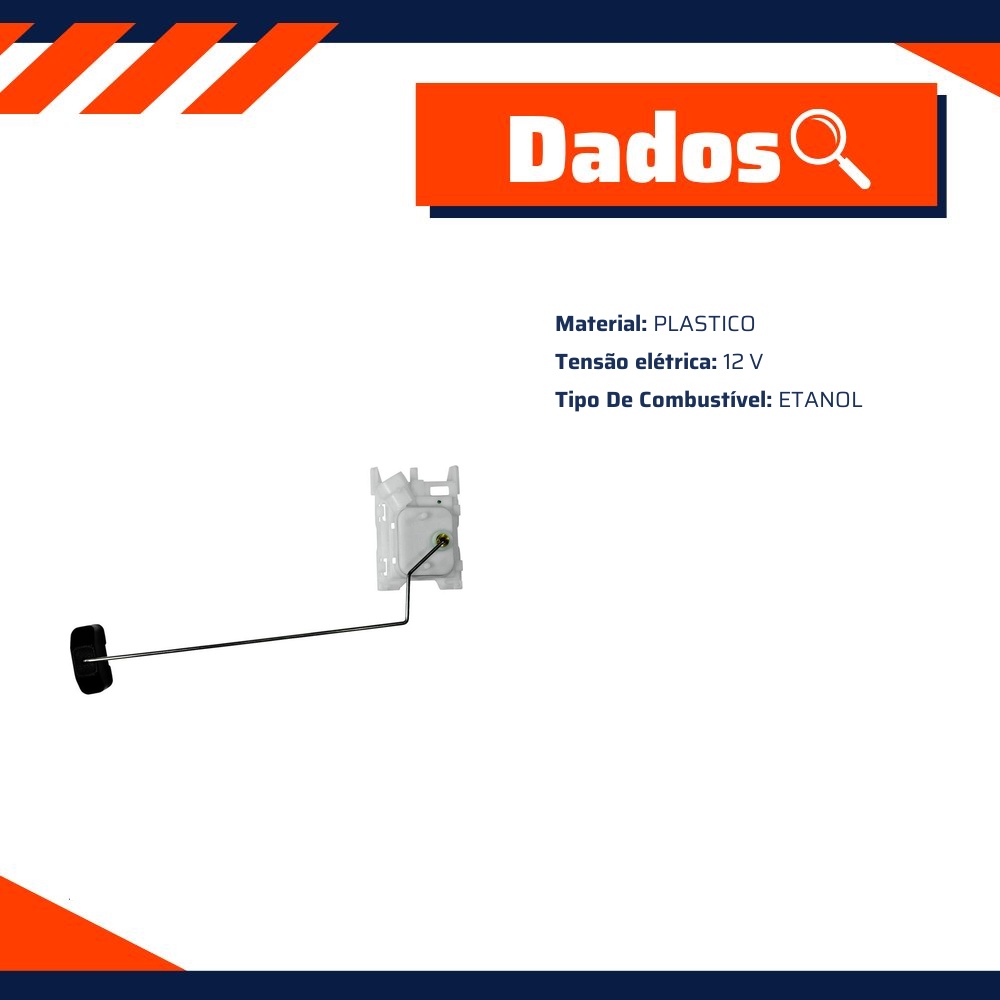 Sensor de Nível de Combustível Etanol para Mitsubishi L200 - TSA - T-010202