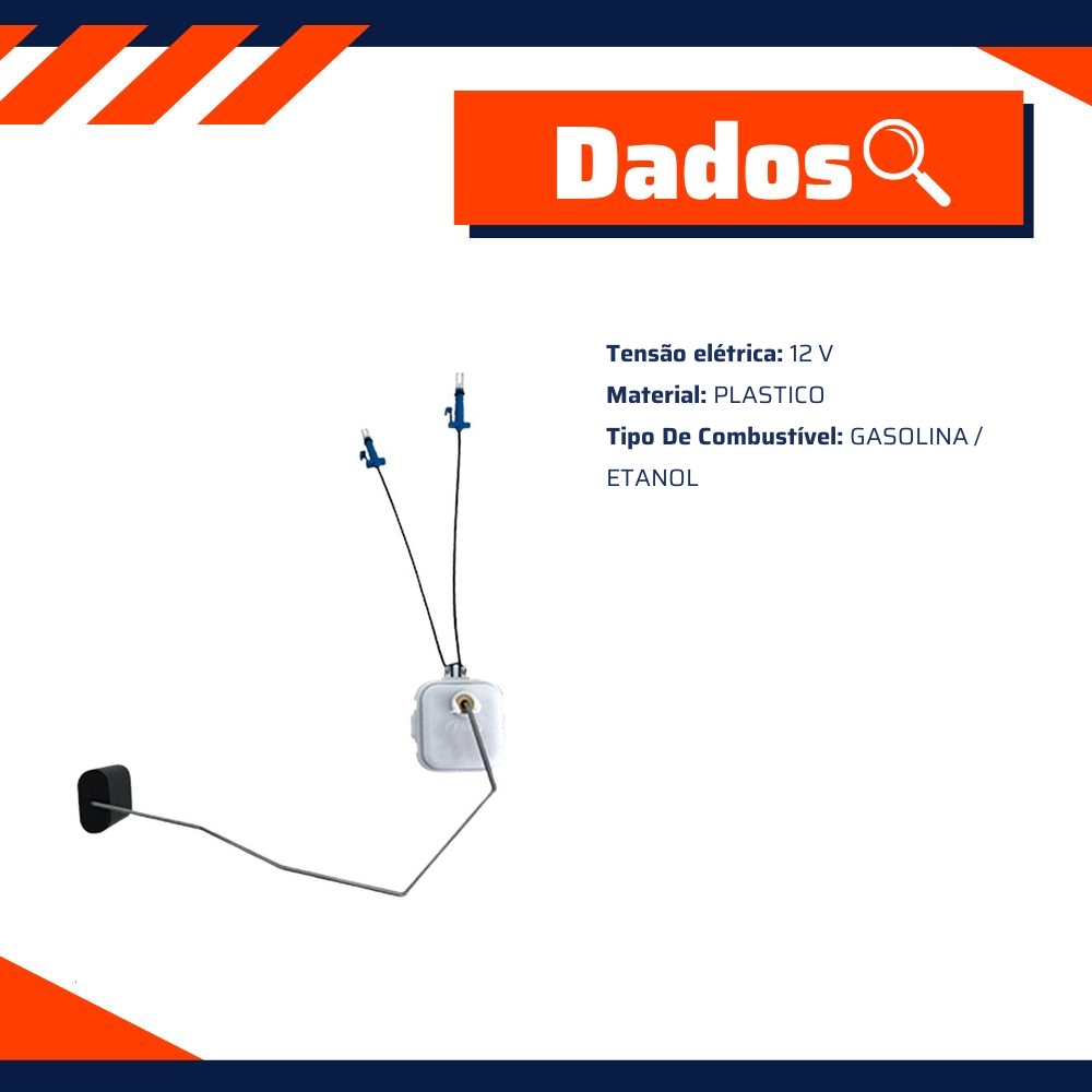 Sensor de Nível de Combustível Etanol para Ford Ecosport - TSA - T-010255