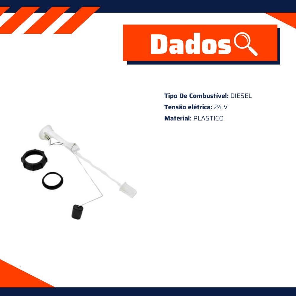 Sensor de Nível de Combustível Gasolina - TSA - T-070011