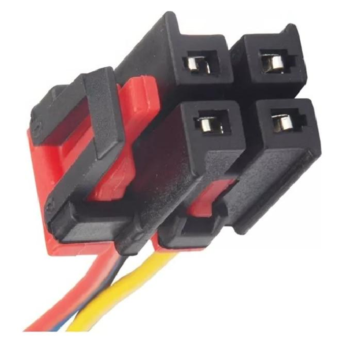 Chicote Fêmea 4 Vias 12V para Chevrolet S10 - TC Chicotes - TC 104.1756
