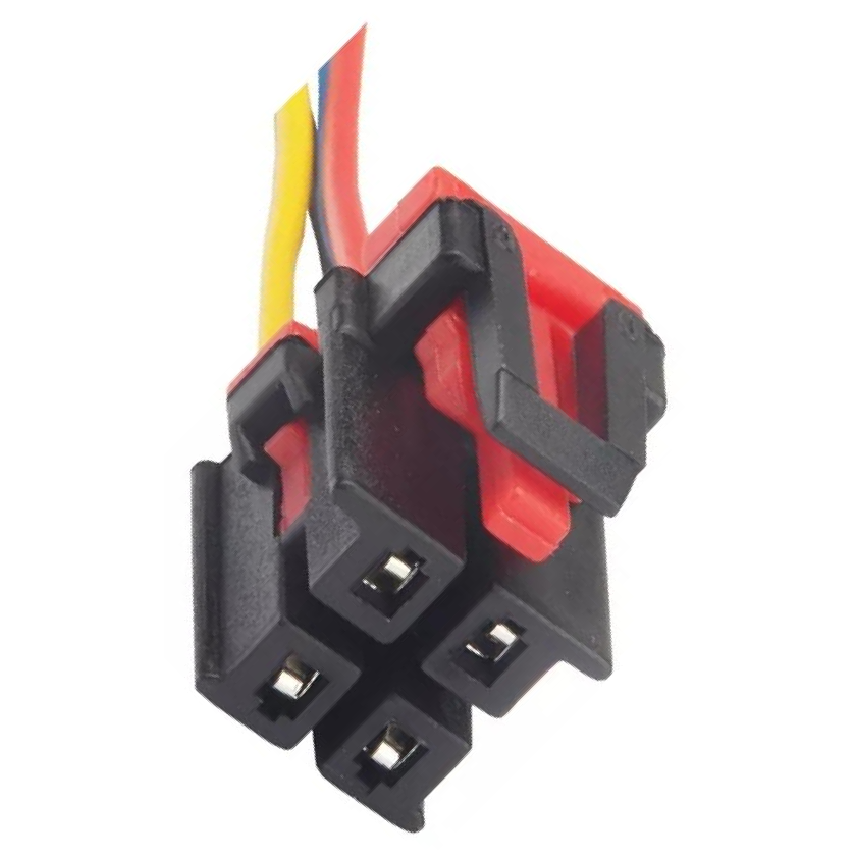 Chicote Fêmea 4 Vias 12V para Chevrolet S10 - TC Chicotes - TC 104.1756